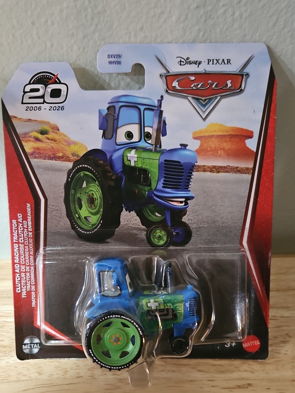 Disney Pixar Cars Clutch Aid Racing Tractor 2026 20th Anniversary NEW